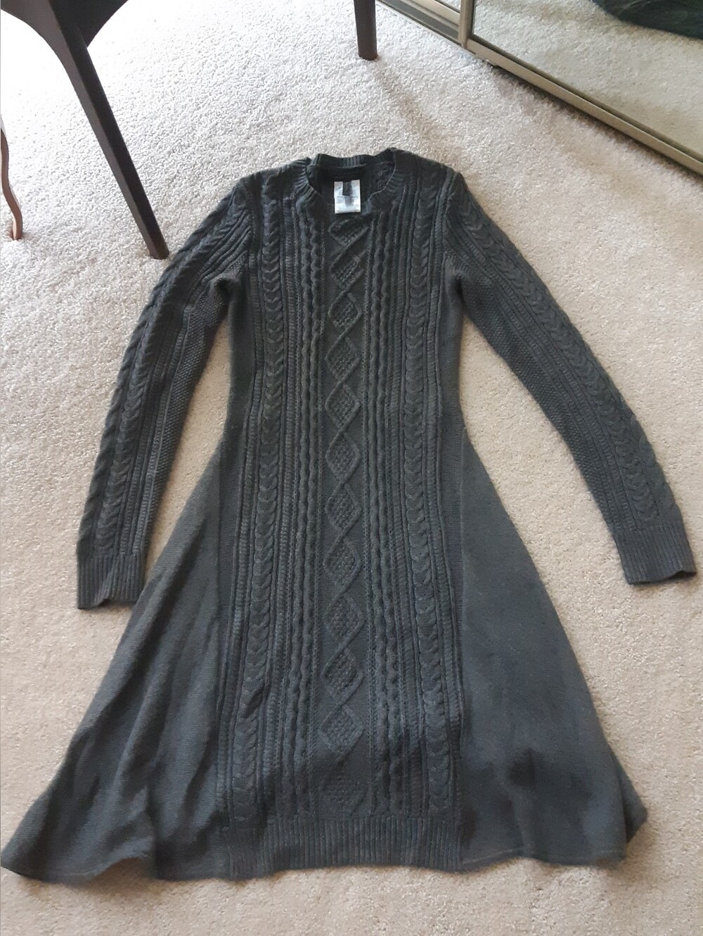 Knit Long Sleeve Dress